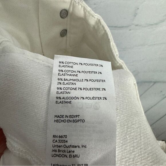 NEW We the Free People white high rise dramatic flare jeans size 32 - Picture 6 of 11